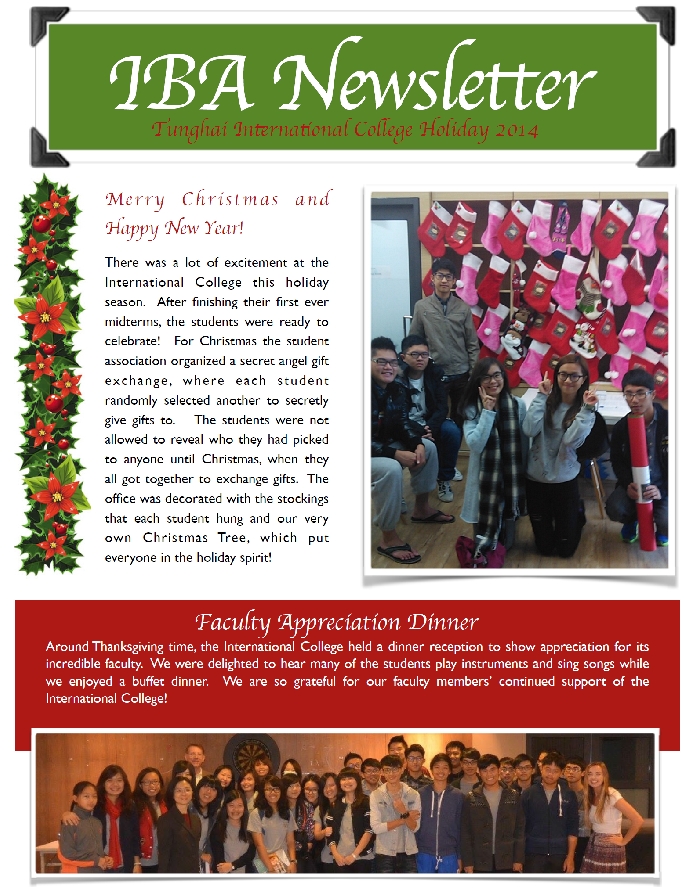 2014 Newsletter Vol.3