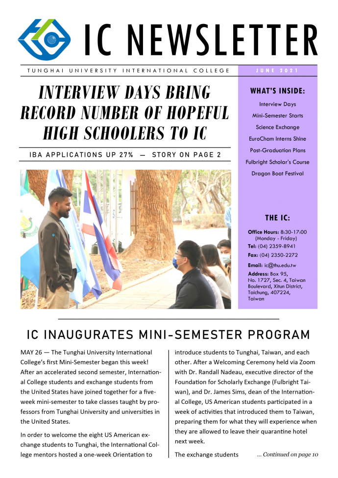 2021 June Newsletter