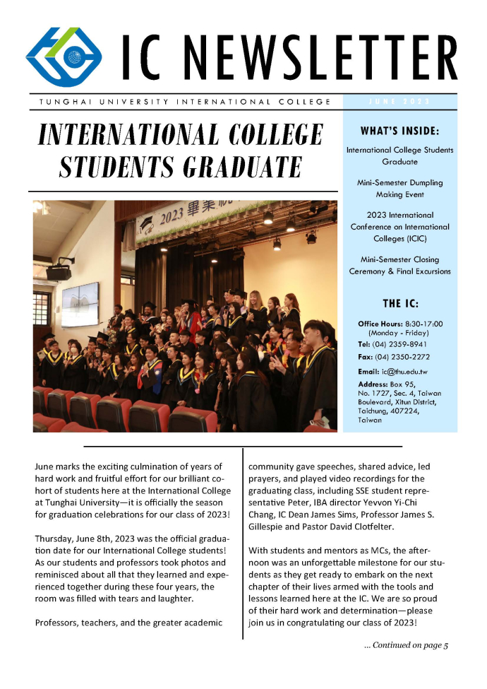2023 June Newsletter