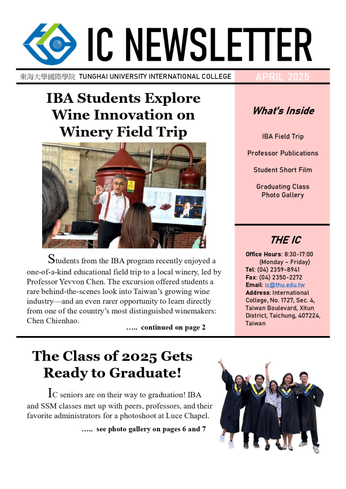 2025 April Newsletter
